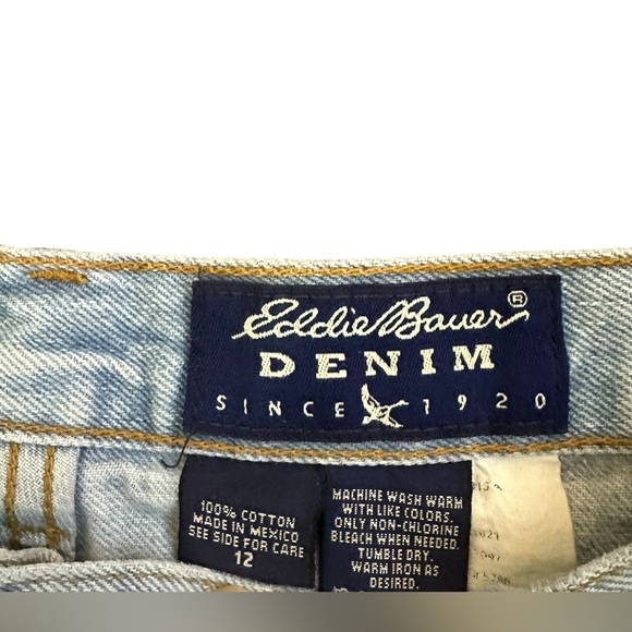 Vintage Eddie Bauer 90s High Rise Straight Leg Jeans Women’s 12 - Picture 4 of 7
